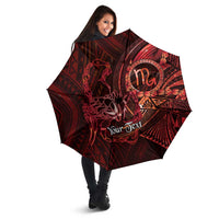 Personalised Polynesia Zodiac Scorpio Umbrella Galaxy Polynesian Pattern Chest Tattoo Style