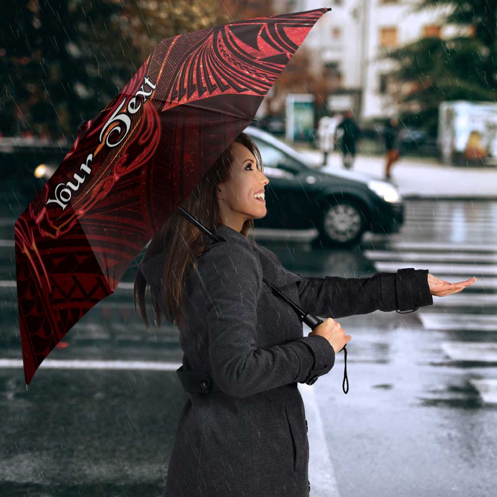 Personalised Polynesia Zodiac Scorpio Umbrella Galaxy Polynesian Pattern Chest Tattoo Style