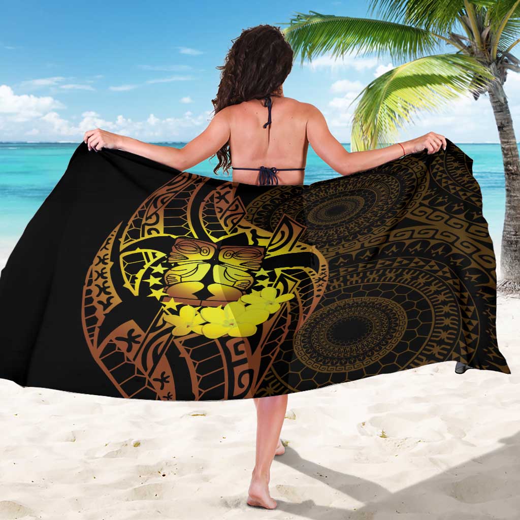 Kia Orana Kuki Airani Sarong Cook Islands Tangaroa God Tatau Gold