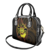 Kia Orana Kuki Airani Shoulder Handbag Cook Islands Tangaroa God Tatau Gold