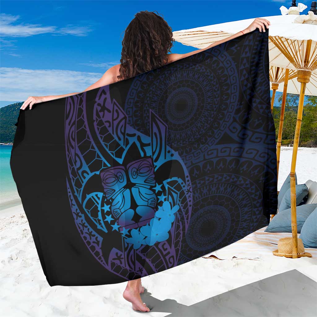 Kia Orana Kuki Airani Sarong Cook Islands Tangaroa God Tatau Purple