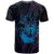 Kia Orana Kuki Airani T Shirt Cook Islands Tangaroa God Tatau Purple