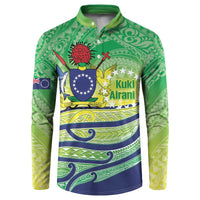 Te Maeva Nui Cook Islands Button Sweatshirt 60th Independence Anniversary Proud