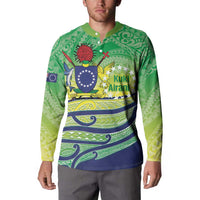 Te Maeva Nui Cook Islands Button Sweatshirt 60th Independence Anniversary Proud