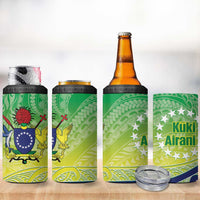 Te Maeva Nui Cook Islands 4 in 1 Can Cooler Tumbler 60th Independence Anniversary Proud LT14 - Polynesian Pride
