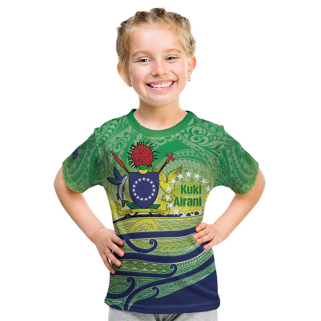 Te Maeva Nui Cook Islands Kid T Shirt 60th Independence Anniversary Proud