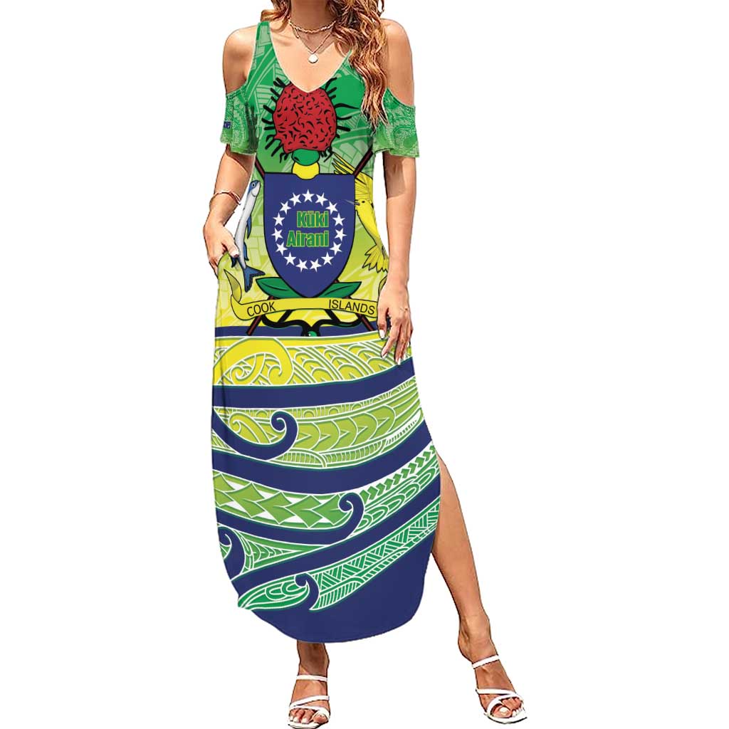 Te Maeva Nui Cook Islands Summer Maxi Dress 60th Independence Anniversary Proud