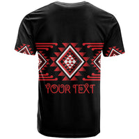 Aotearoa Atua Tumatauenga Personalised T Shirt Maori God Of War Taniko Motifs LT14 - Polynesian Pride