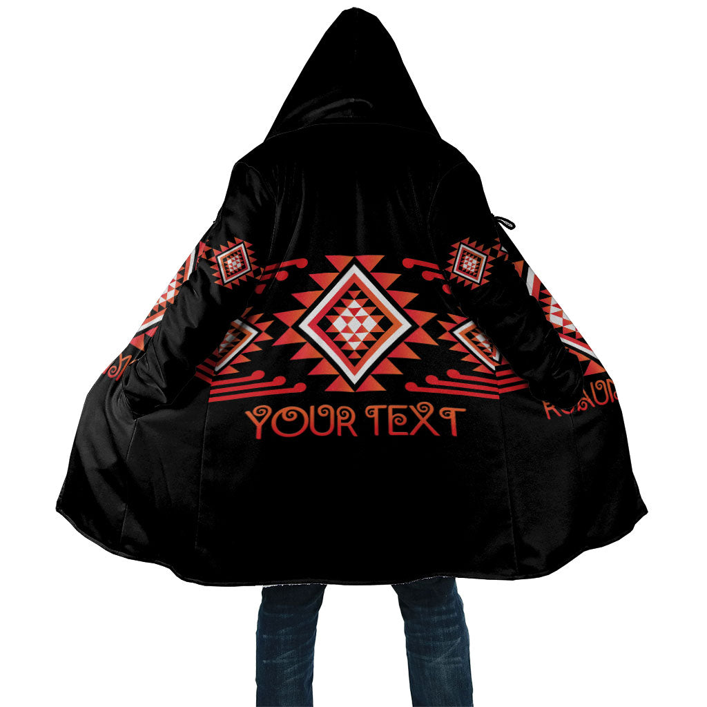 Aotearoa Atua Ruaumoko Personalised Cloak Maori Powerful God Taniko Motifs