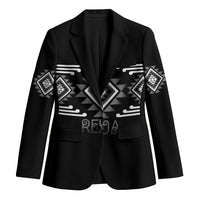 Aotearoa Atua Rehua Personalised Blazer Maori God Of Healing Taniko Motifs LT14 Unisex Grey - Polynesian Pride