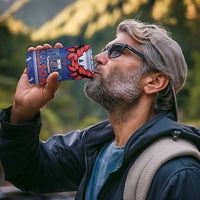 Toa Samoa Rugby Christmas 4 in 1 Can Cooler Tumbler Ula Fala Samoan Pattern Blue - Polynesian Pride