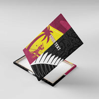 New Zealand and West Indies Cricket Custom Canvas Wall Art Black Cap Windies Together - Polynesian Pride