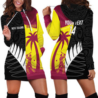 New Zealand and West Indies Cricket Custom Hoodie Dress Black Cap Windies Together - Polynesian Pride