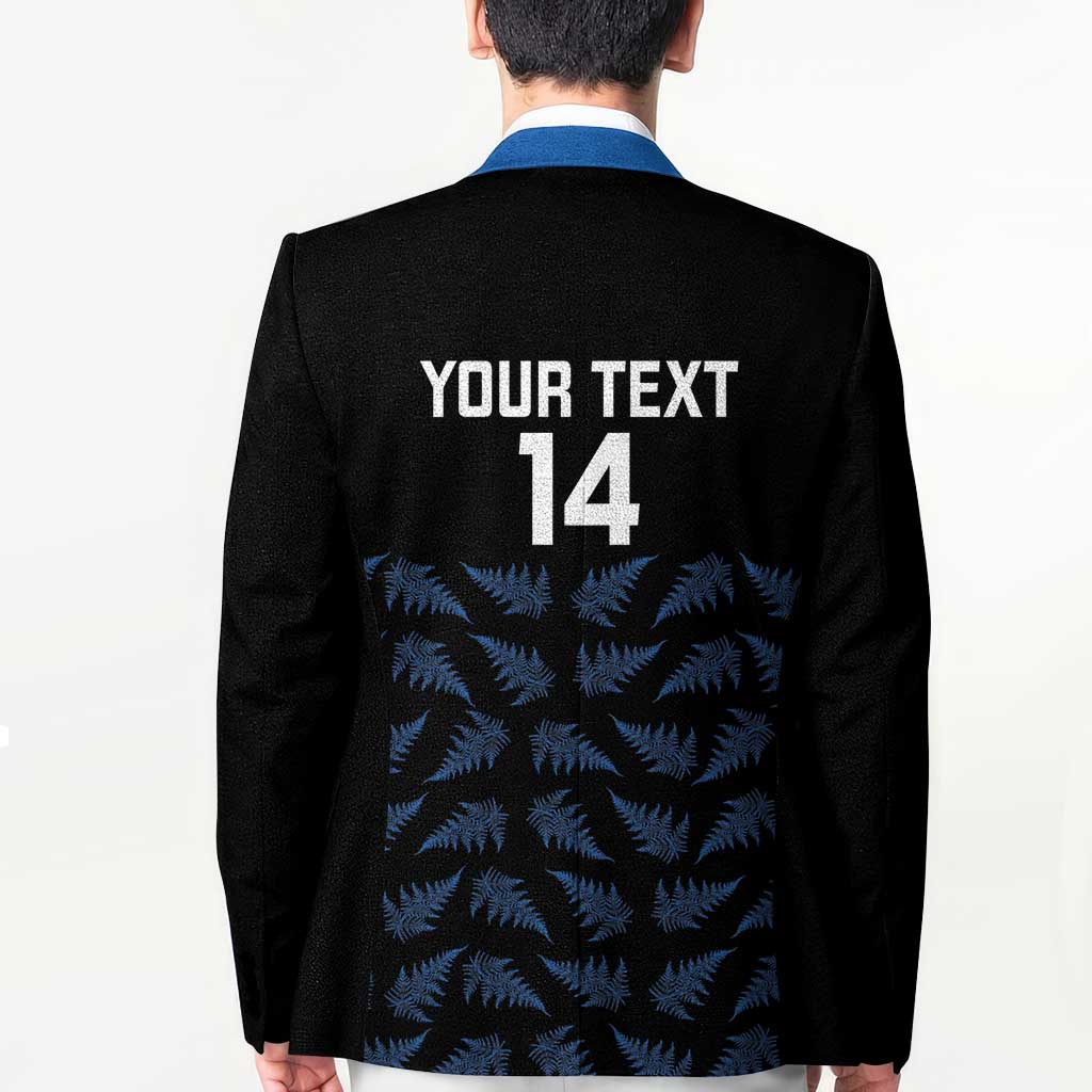 New Zealand Silver Fern Cricket Custom Blazer Black Cap T20 Version - Polynesian Pride