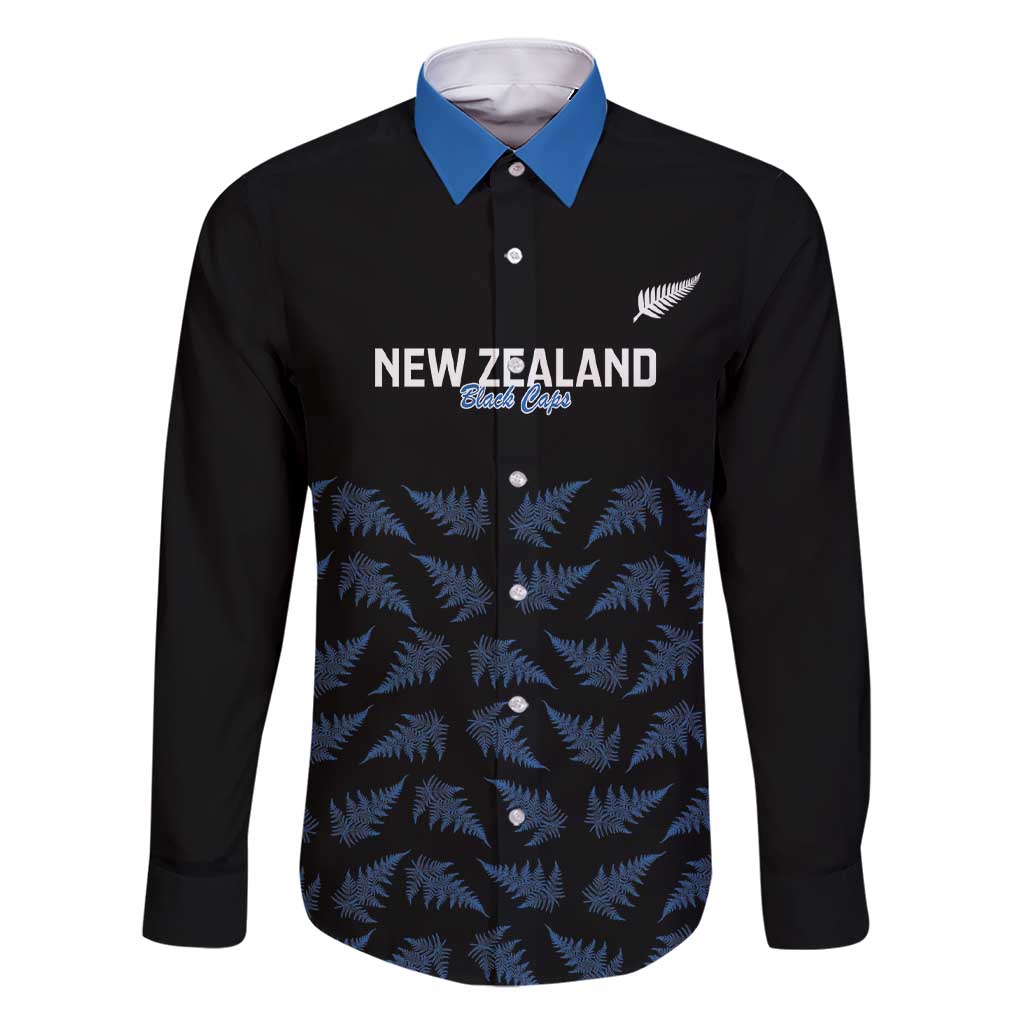 New Zealand Silver Fern Cricket Custom Family Matching Short Sleeve Bodycon Dress and Hawaiian Shirt Black Cap T20 Version - Polynesian Pride