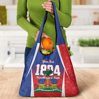 Personalized Haiti 1804 Grocery Bag Happy Ayiti Independence Day LT14