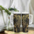 Gold And Black Aoteara Horse Racing Tumbler With Handle NZ Maori Pattern
