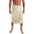 Gold And White Aoteara Horse Racing Lavalava NZ Maori Pattern