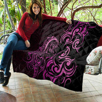 Pink Aotearoa Horse Racing Quilt NZ Maori Pattern LT14 - Polynesian Pride