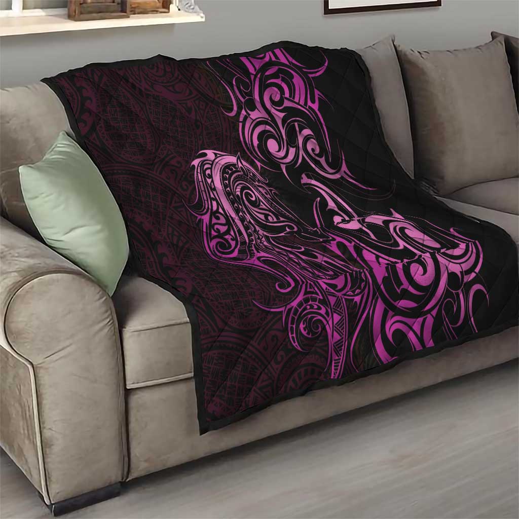 Pink Aotearoa Horse Racing Quilt NZ Maori Pattern LT14 - Polynesian Pride
