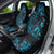 Blue Aoteara Horse Racing Car Seat Cover NZ Maori Pattern