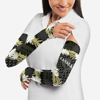 Born And Raised Aloha Hawaii Arm Sleeves Kanaka Kakau Hawaiian Tiare Pakalana Lei - Polynesian Pride