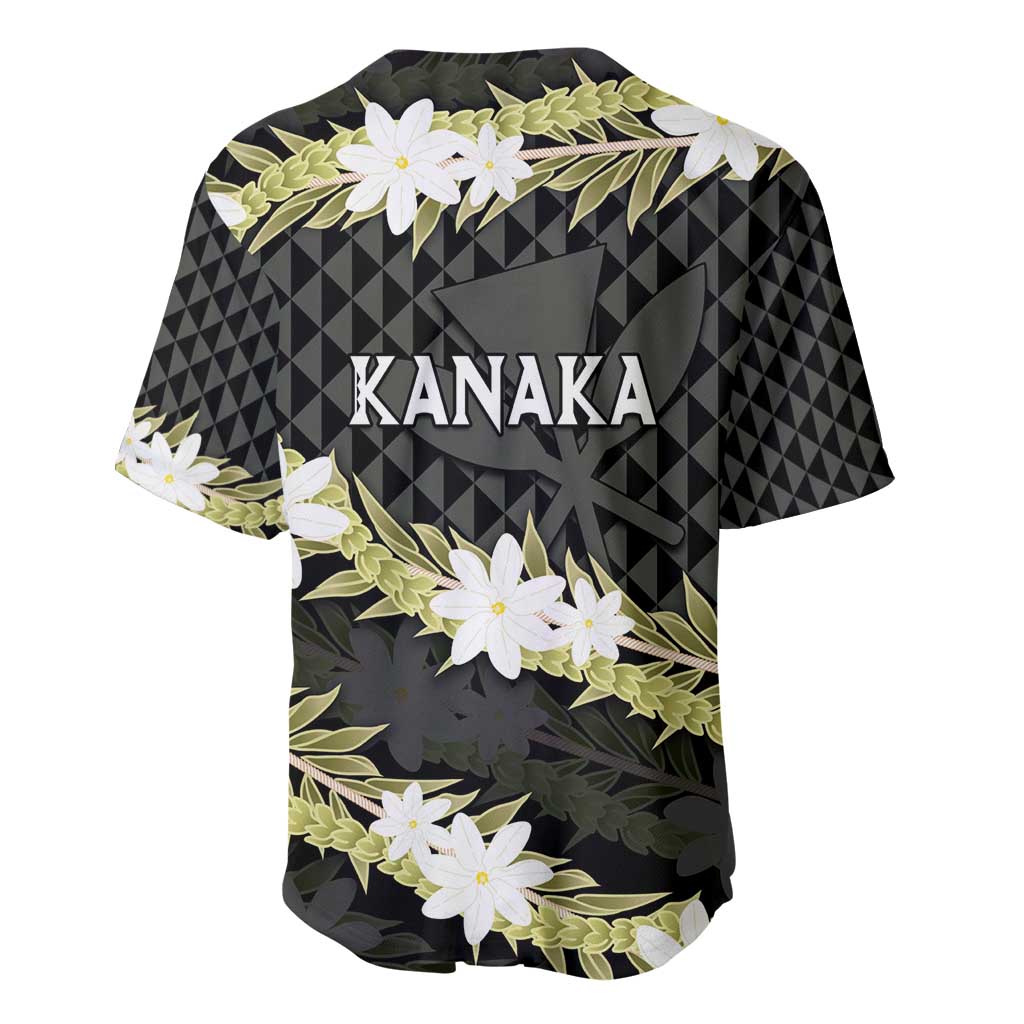 Born And Raised Aloha Hawaii Baseball Jersey Kanaka Kakau Hawaiian Tiare Pakalana Lei - Polynesian Pride