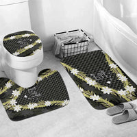 Born And Raised Aloha Hawaii Bathroom Set Kanaka Kakau Hawaiian Tiare Pakalana Lei - Polynesian Pride