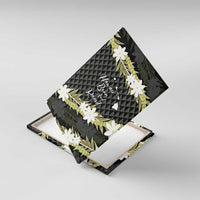 Born And Raised Aloha Hawaii Canvas Wall Art Kanaka Kakau Hawaiian Tiare Pakalana Lei - Polynesian Pride