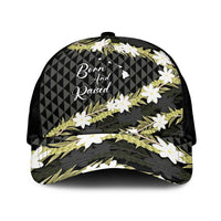 Born And Raised Aloha Hawaii Classic Cap Kanaka Kakau Hawaiian Tiare Pakalana Lei - Polynesian Pride