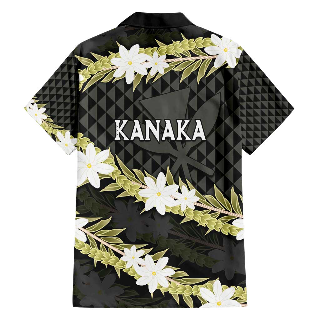 Born And Raised Aloha Hawaii Hawaiian Shirt Kanaka Kakau Hawaiian Tiare Pakalana Lei - Polynesian Pride