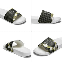 Born And Raised Aloha Hawaii Slide Sandals Kanaka Kakau Hawaiian Tiare Pakalana Lei - Polynesian Pride