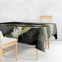 Born And Raised Aloha Hawaii Tablecloth Kanaka Kakau Hawaiian Tiare Pakalana Lei - Polynesian Pride