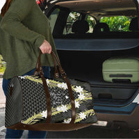 Born And Raised Aloha Hawaii Travel Bag Kanaka Kakau Hawaiian Tiare Pakalana Lei - Polynesian Pride