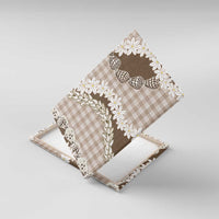 Brown Hawaii Tiare and Shell Lei Canvas Wall Art Hawaiian Palaka Luxury Vibes - Polynesian Pride