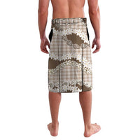 Brown Hawaii Tiare and Shell Lei Lavalava Hawaiian Palaka Luxury Vibes - Polynesian Pride