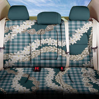 Dark Cyan Hawaii Tiare and Shell Lei Back Car Seat Cover Hawaiian Palaka Luxury Vibes - Polynesian Pride