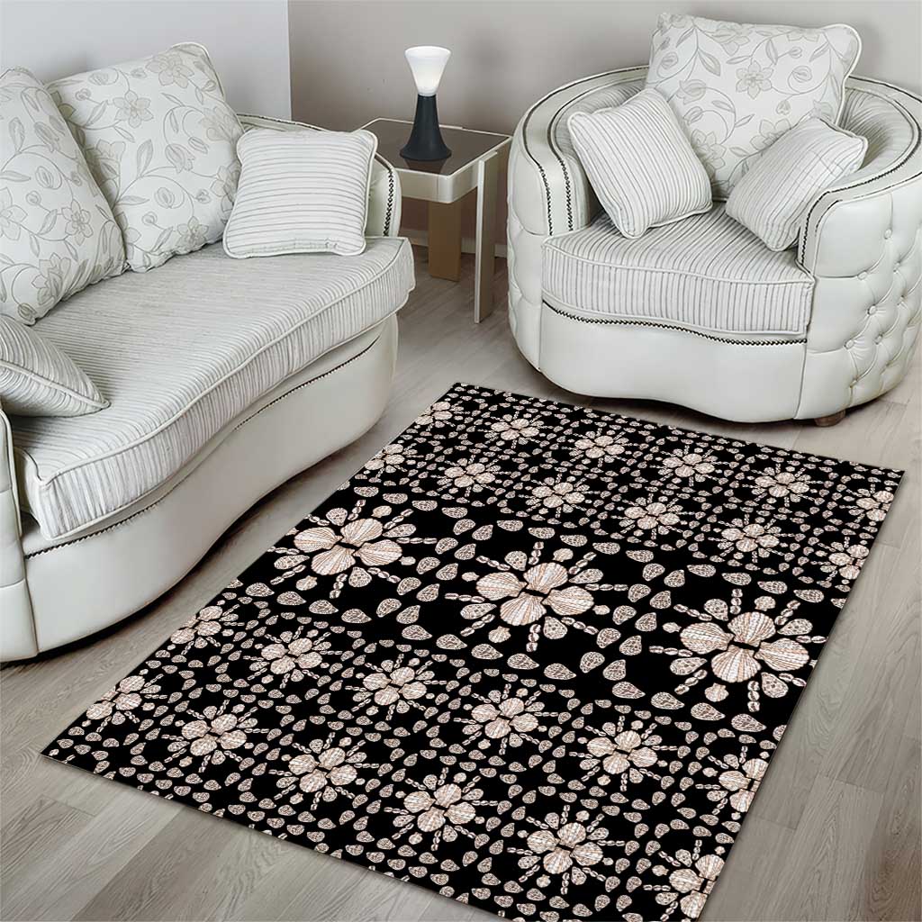 Aloha Hawaii Shell Quilt Area Rug Seamless Style - Polynesian Pride