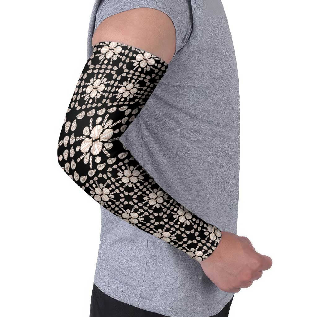 Aloha Hawaii Shell Quilt Arm Sleeves Seamless Style - Polynesian Pride