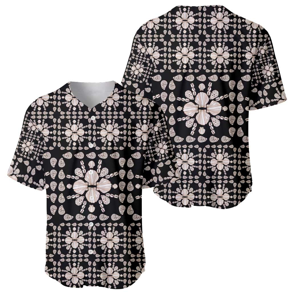 Aloha Hawaii Shell Quilt Baseball Jersey Seamless Style - Polynesian Pride
