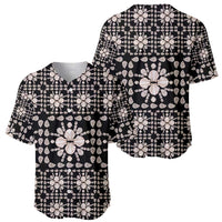 Aloha Hawaii Shell Quilt Baseball Jersey Seamless Style - Polynesian Pride