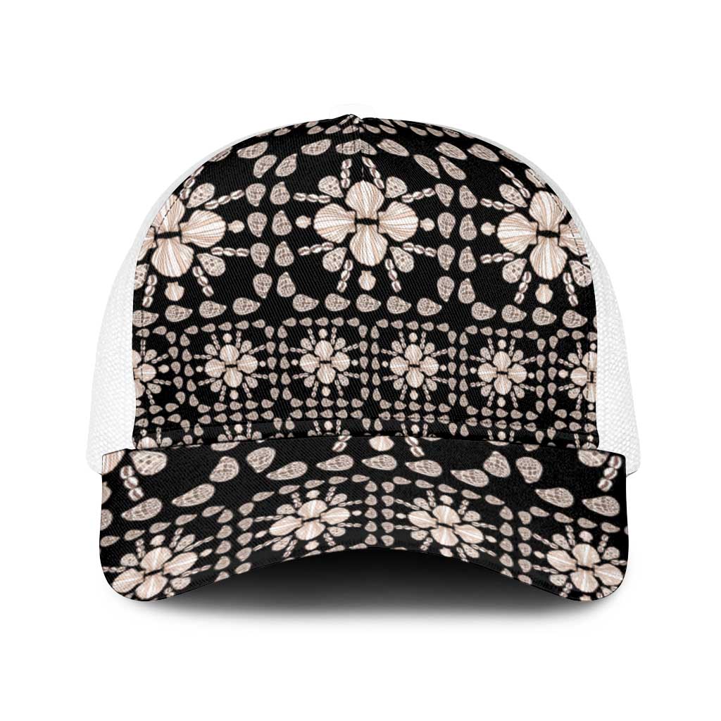 Aloha Hawaii Shell Quilt Baseball Net Cap Seamless Style - Polynesian Pride