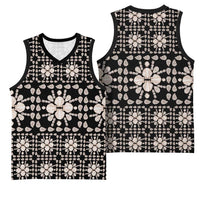 Aloha Hawaii Shell Quilt Basketball Jersey Seamless Style - Polynesian Pride