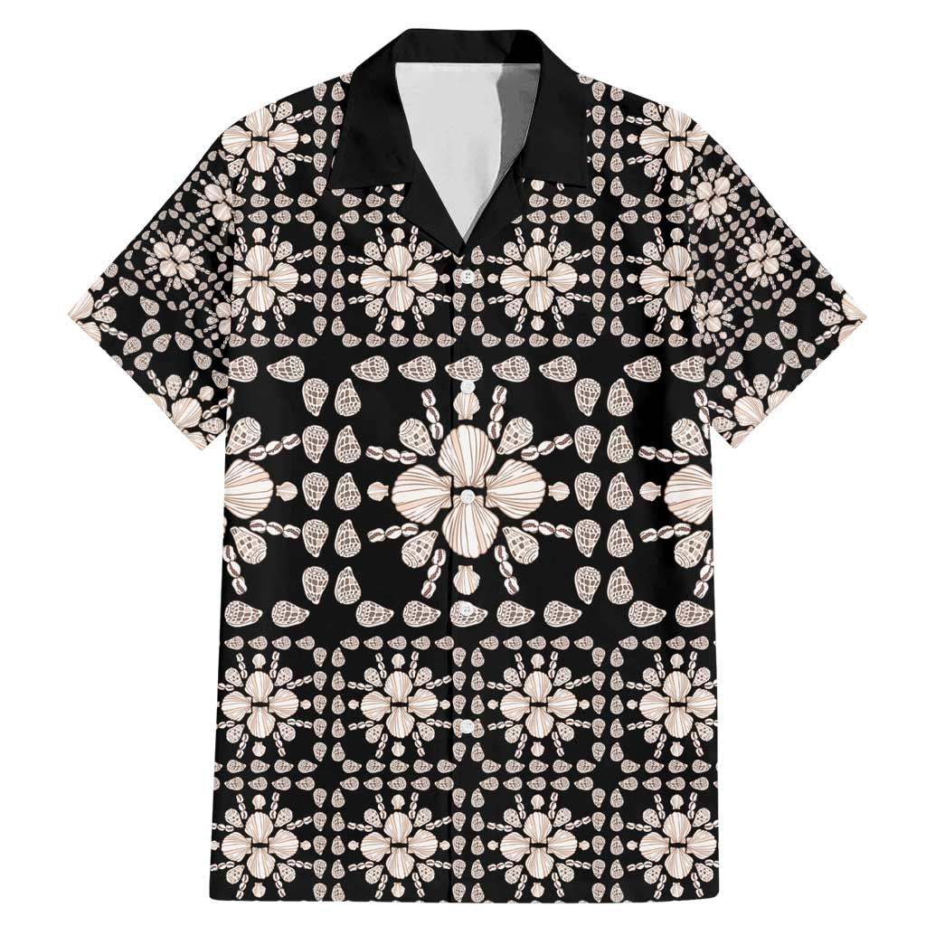 Aloha Hawaii Shell Quilt Family Matching Mermaid Dress and Hawaiian Shirt Seamless Style - Polynesian Pride