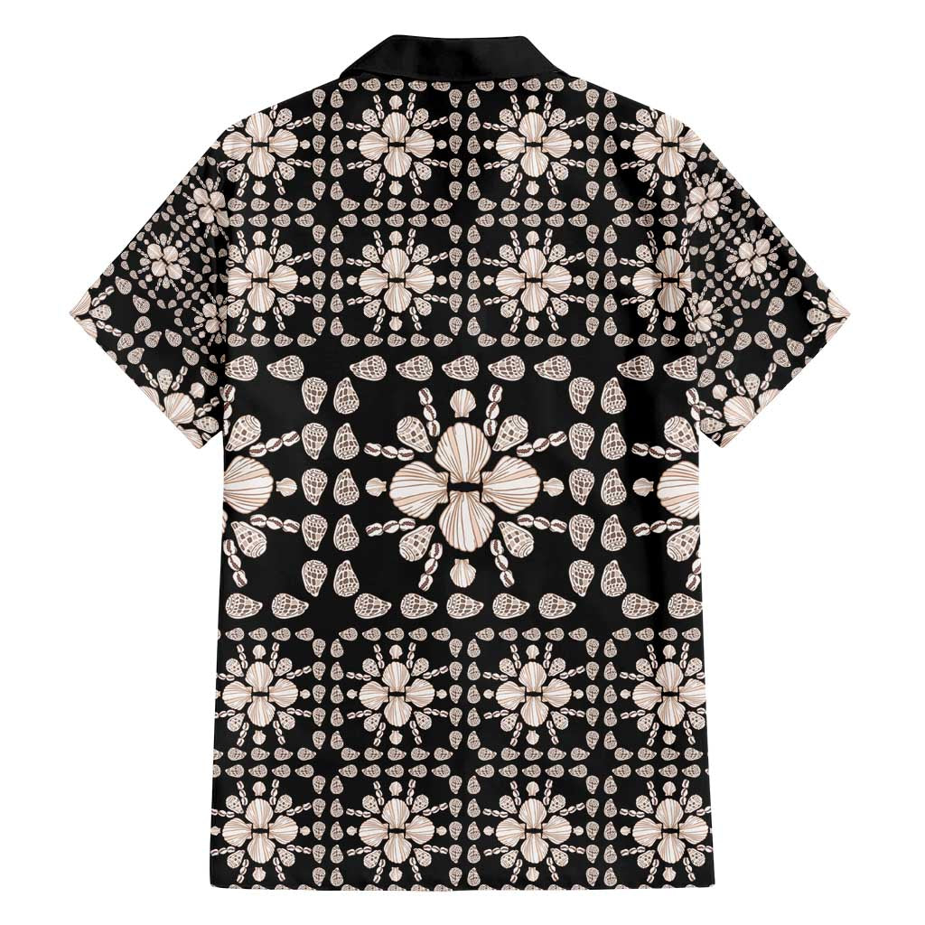 Aloha Hawaii Shell Quilt Family Matching Off Shoulder Maxi Dress and Hawaiian Shirt Seamless Style - Polynesian Pride