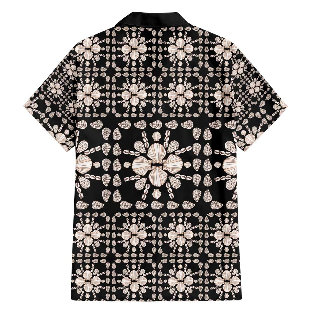 Aloha Hawaii Shell Quilt Family Matching Short Sleeve Bodycon Dress and Hawaiian Shirt Seamless Style - Polynesian Pride