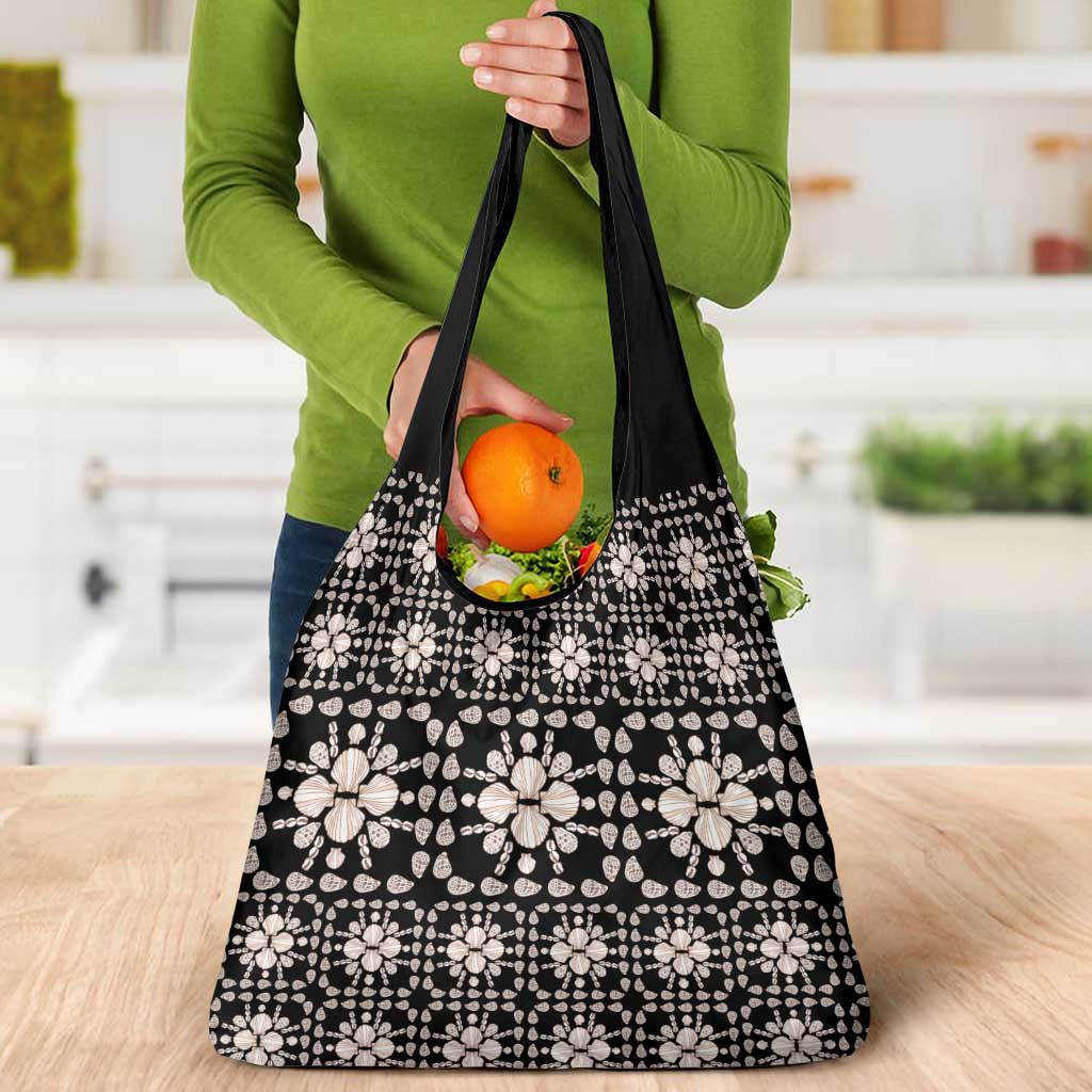 Aloha Hawaii Shell Quilt Grocery Bag Seamless Style - Polynesian Pride