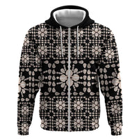 Aloha Hawaii Shell Quilt Hoodie Seamless Style - Polynesian Pride