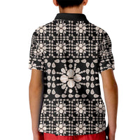 Aloha Hawaii Shell Quilt Kid Polo Shirt Seamless Style - Polynesian Pride