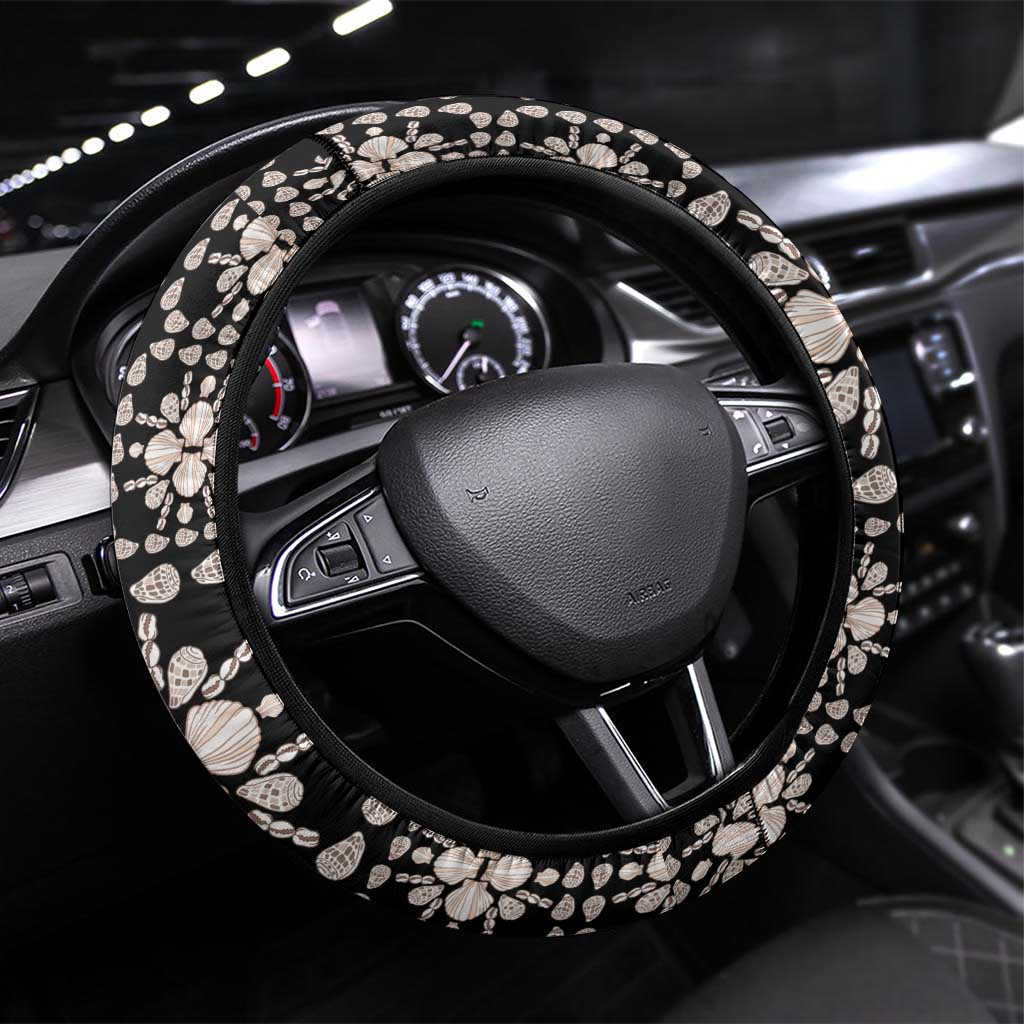 Aloha Hawaii Shell Quilt Steering Wheel Cover Seamless Style - Polynesian Pride